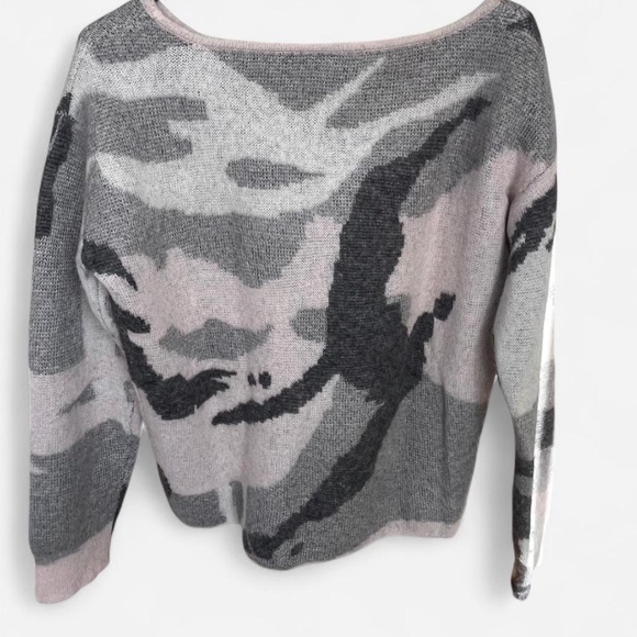rag & bone Merino Wool Mohair Camouflage Sinclair Sweater - Picture 2 of 3